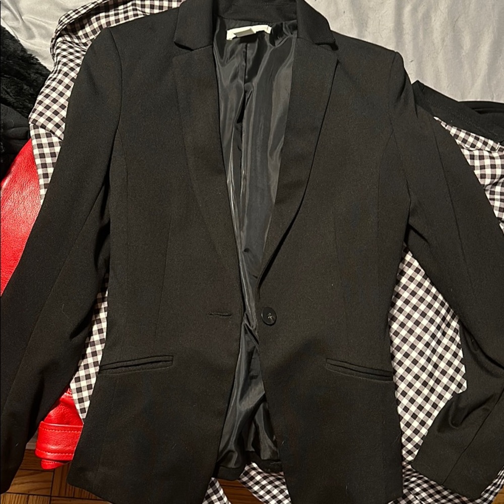 H&M black blazer, new